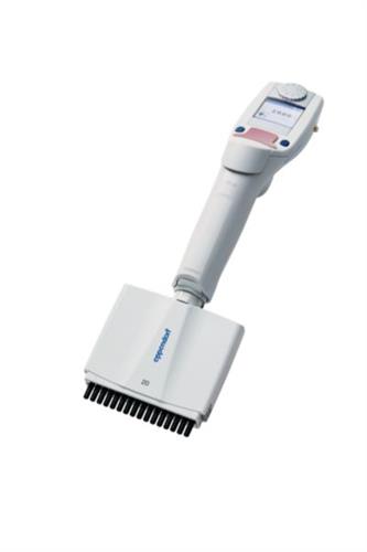 4861000775 | Eppendorf Xplorer® plus, 12-channel, variable, 0.5 – 10 µL, medium gray