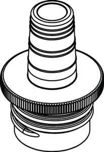 4960800074 | Bottle thread adapter, PP, from GL 32 to GL 40