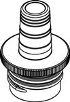 4960800074 | Bottle thread adapter, PP, from GL 32 to GL 40