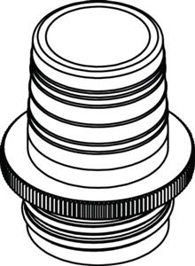 4960800090 | Bottle thread adapter, PP, from GL 32 to NS 24/29