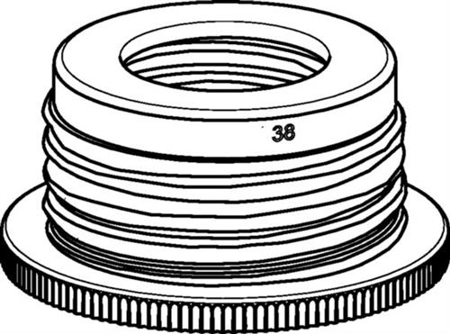 4960800147 | Bottle thread adapter, PP, from GL 45 to S 40