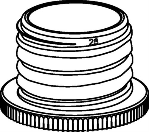 4960834009 | Bottle thread adapter, PTFE, from GL 45 to S 40