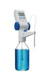 4965000017 | Eppendorf Top Buret M, manual bottle-top buret with discharge valve, telescopic aspiration tube and variable discharge tube, 2.5 mL per turn, digital display ranging from 0.01 – 999.9 mL, for 45 mm bottle thread, incl. 3 PP adapters for 40/38/32 mm thread