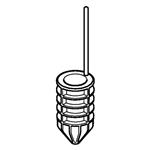 5820729007 | Adapter, for 1 round-bottom tube 7 – 17 mL, for Rotor FA-45-6-30 and FA-6x50, 2 pcs.