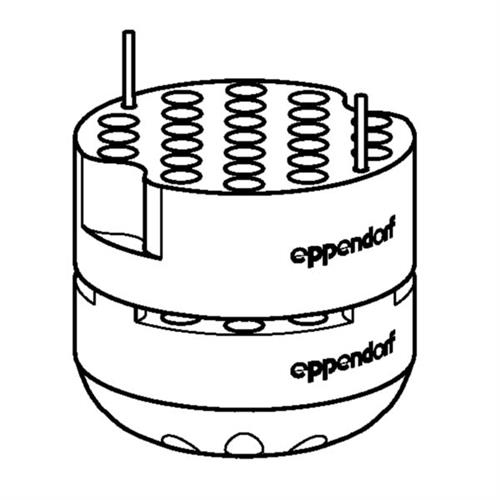 5825739000 | Adapter, for 14 Eppendorf Tubes® 5.0 mL, for Rotor S-4-104, Rotor S-4x1000 round buckets and Rotor S-4x750, 2 pcs.