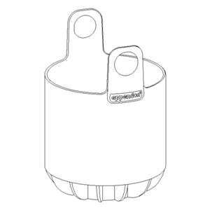 5825744004 | Adapter, for 1 Eppendorf bottle 750 mL, for Rotor S-4-104, Rotor S-4x1000 round buckets and Rotor S-4x750, 2 pcs.