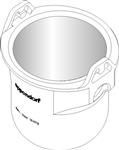 5895102000 | Round bucket, for Rotor S-4x1000, 4 pcs.