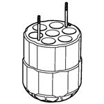 5910701004 | Adapter, for 4 tubes 50 mL conical, for Rotor S-4x400, 2 pcs.