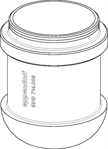 5910712006 | Adapter, for 3 tubes 50 mL skirted, Centriprep and Oak Ridge 30 mL, for Rotor S-4x400, 2 pcs.