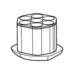 5910763000 | Adapter, for 46 micro test tubes 1.5 <br />- 2 mL, for Rotor S-4xUniversal, 2 pcs.