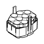 5920755005 | Adapters for Rotors, for  conical tubes 50 mL, 175 – 250 mL bottles and plates, for Rotor S-4xUniversal-Large, 2 pcs.