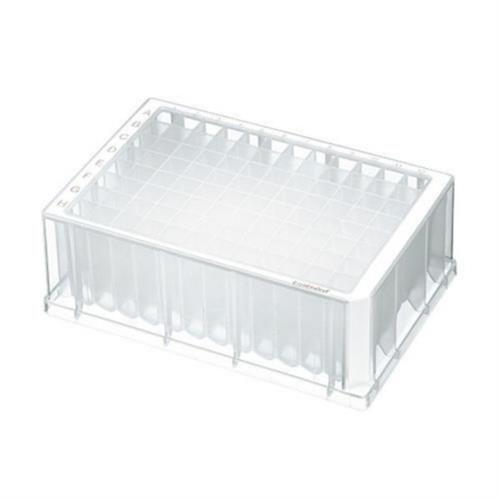 951033308 | Deepwell Plate 96/1000 µL, Protein LoBind®, wells colorless, 1,000 µL, PCR clean, white, 80 plates (10 bags × 8 plates)