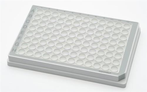 951040137 | Microplate 96/F, wells white, PCR clean, gray, 80 plates (5 bags × 16 plates)