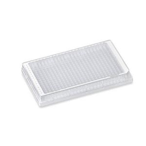 951040383 | Microplate 384/F, wells clear, RecoverMax® well design, sterile, white, 80 plates (5 bags × 16 plates)