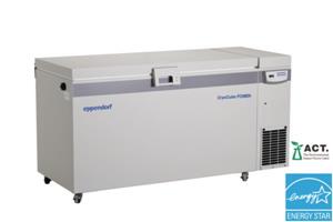 F571400035 | CryoCube® F570n, 570 L, classic interface, green cooling liquids, air cooling, handle left side, 5 shelves, 208 V/60 Hz (US)