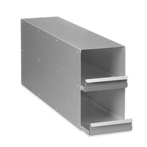 K0641-1750 | Chest freezer rack: Innova® C585, C760, CryoCube® FC660 series, 6 boxes per rack, 4 in/102 mm, side access, aluminum