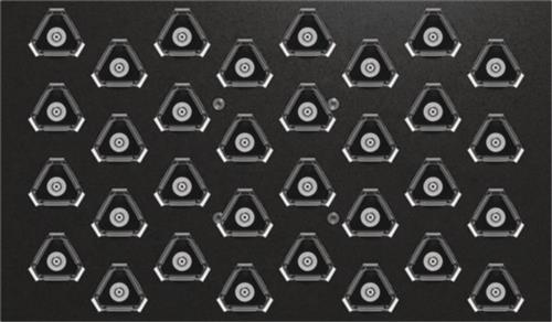 M1334-9920 | Universal platform for New Brunswick S41i, 36 × 61 cm (14 × 24 in), compatible with sticky pads: 5 necessary to cover platform (sold separately, order no: M1250-9700, cutting required), anodized aluminum
