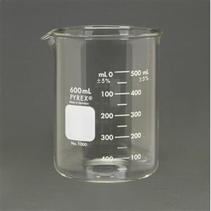 02540M | Beaker Griffin 600ml 6/pk
