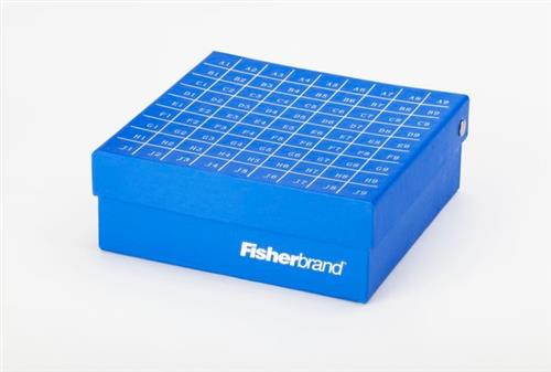 13131001 | 2in Hinged Cryofreezer Box Blu
