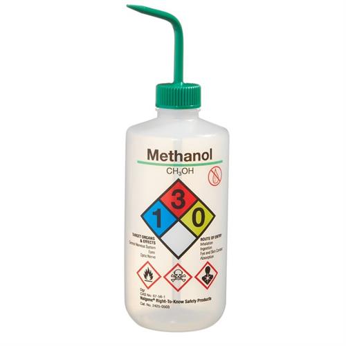0340911C | Wshbtl Rtk Methanl 500ml 6/pk