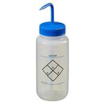 FB0340923G | Fisherbrand Safety Labeled Wash Bottles Capacity 5