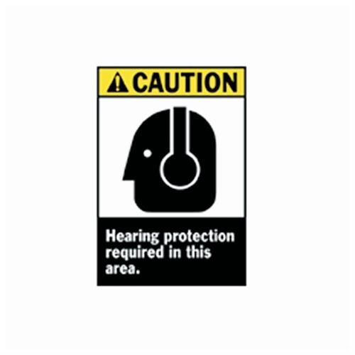 19038060 | Al 14x10 Caution Hearing Prot