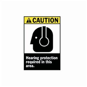 19038060 | Al 14x10 Caution Hearing Prot