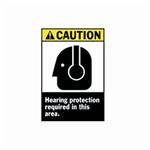 19038060 | Al 14x10 Caution Hearing Prot