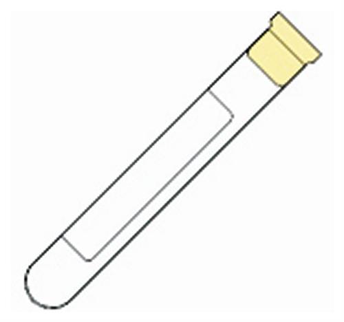 0268426 | Vac Tube Yellow 8.5ml 100/pkrx