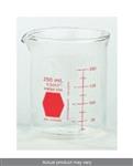 1020014 | Beaker Red Scale 250ml 12/cs