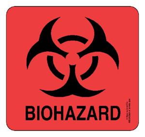 18999936 | Lbl Biohaz 3 X 3 320/rollpk