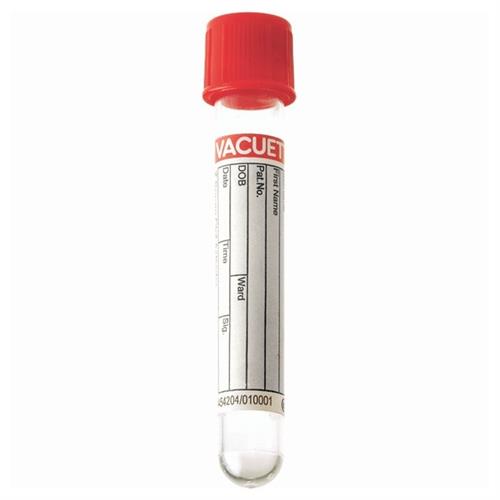 22040008 | Vacu 4ml Pull Cap Red 50/pk Rx