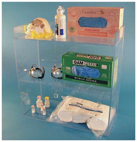 LS1818 | S Curve Laboratory Storage Shelves Width 18 in. 45