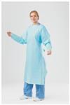 18567 | Gown Pe Blue Dispos Reg 20/pk