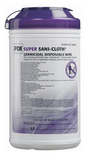 23100126 | Super Sani-cloth Xl 65/pk