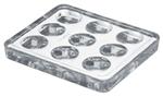13748B | Plate 9 Cavity 85x100mm 6/pk