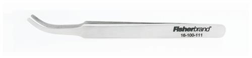 16100111 | Forcep, Curved, Flat Tip