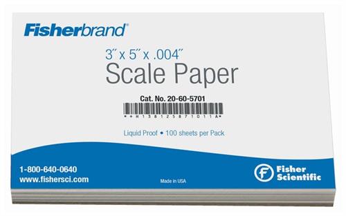12587101 | 3x5 Hw Lp Scale Paper 100sh/pk