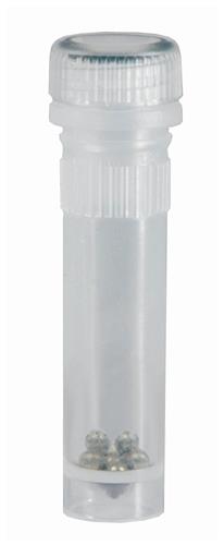 15340151 | Bead Tube 2ml 2.4mm Metal 50pk