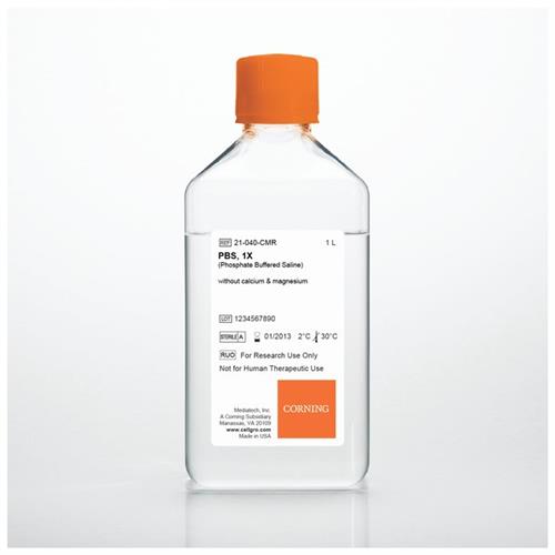 MT21040CM | Corning Cell Culture Phosphate Buffered Saline 1X