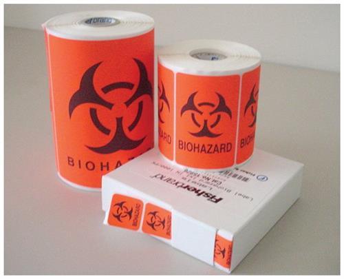 15926 | Label Biohazard 1x1in 1000pk