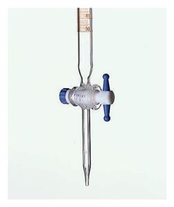 0370125B | Buret W/ptfe Plug 25ml 1/cs