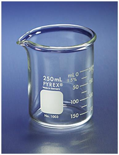 0255525B | Beaker Hevi Duty 250ml 12/pk