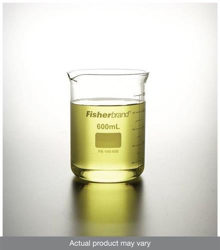 FB100100 | Fisherbrand Reusable Glass Low Form Griffin Beaker