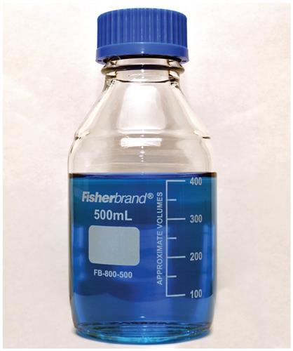 FB800500 | Fisherbrand Reusable Glass Media Bottles with Cap