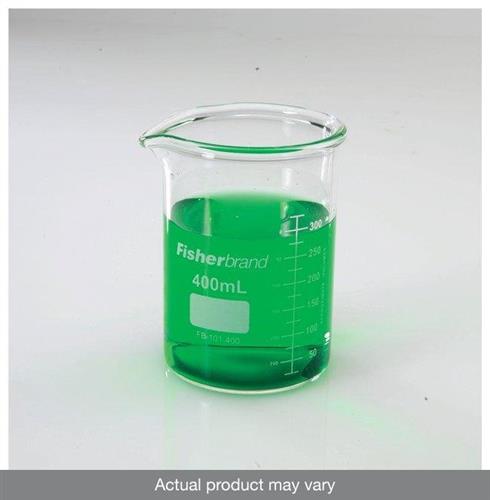 FB1012000 | Fisherbrand Reusable Glass Heavy Duty Low Form Bea