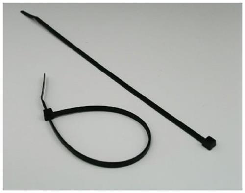 19300106 | Ties Nylon 8in Black 1000pk