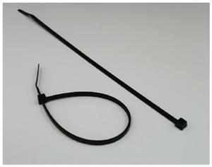 19300106 | Ties Nylon 8in Black 1000pk