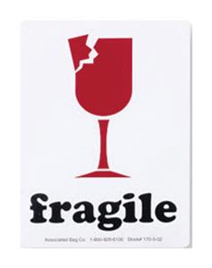 19804297 | Fragile (gls) Lbl 500/rl 3x4in