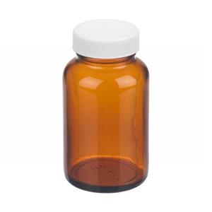 FB02911440 | Fisherbrand Amber Wide Mouth Packer Glass Bottles